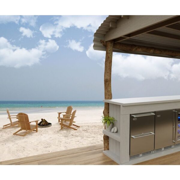 perlick | 24 dual zone refrigerator & freezer drawers